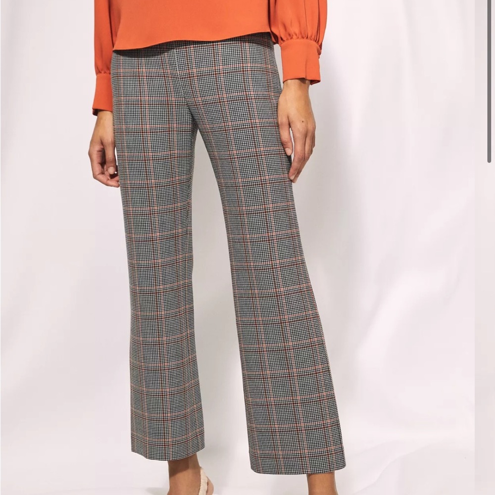 Aritzia Wilfred New Kick Flare Check Pant